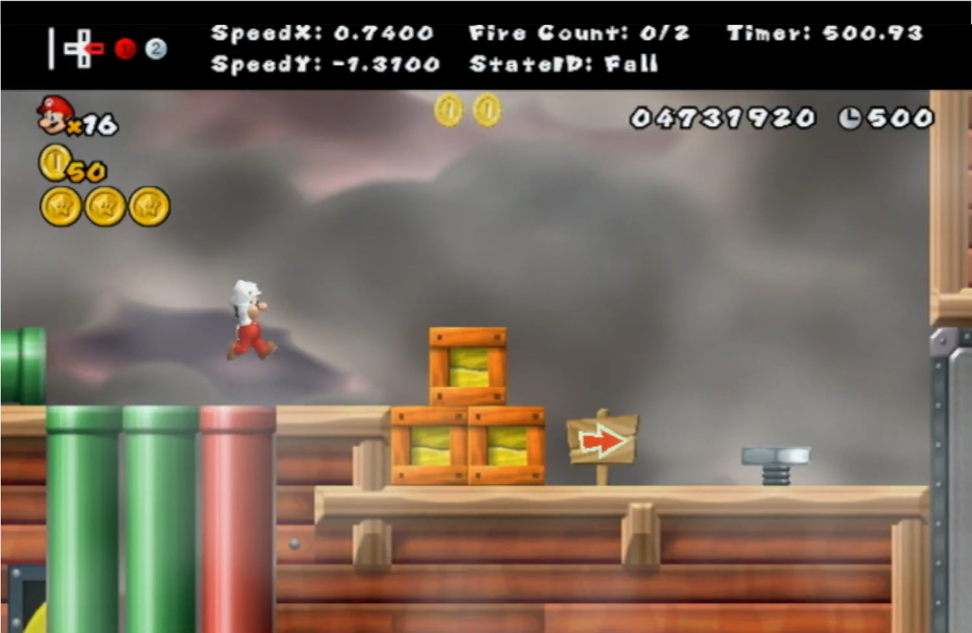 practice rom screenshot